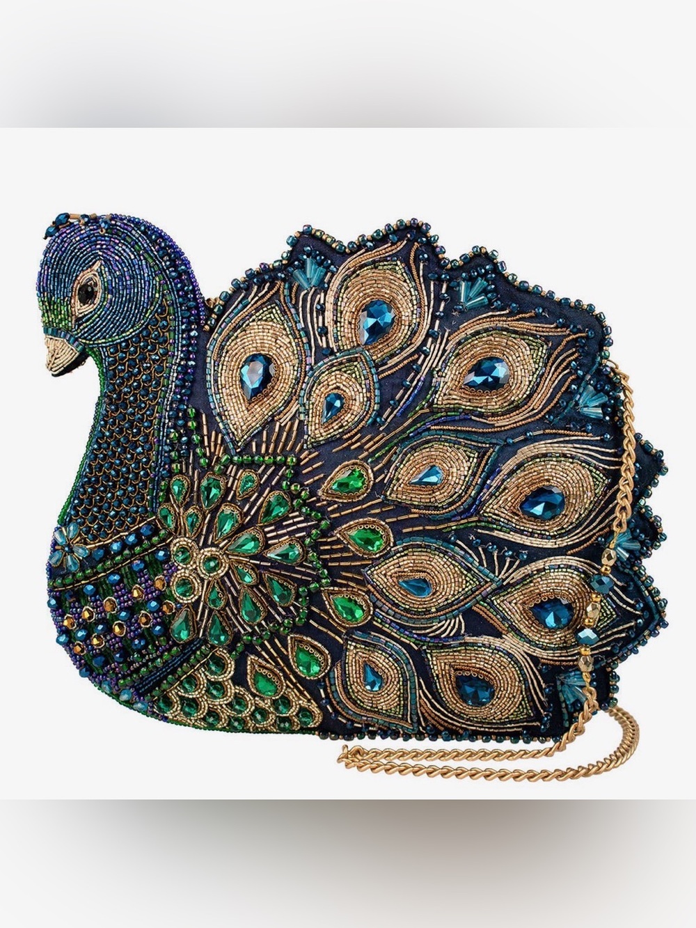 Show Off Beaded Peacock
Crossbody Bag